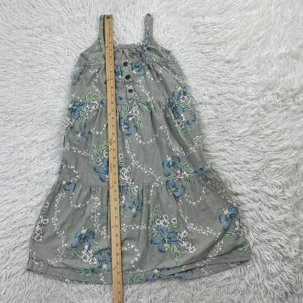 Patagonia Dress Girls Large Gray‎ Aloha Spirit Pataloha 100% Organic Cotton L